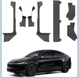 Tesla Model Y Juniper Center Console Kick Pads and Door Sill Protector Set